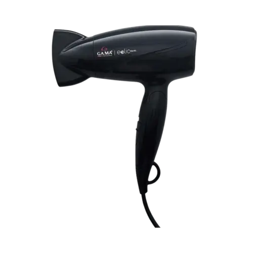 Secador Gama Italy Eolic Travel 2 Velocidades Cabo Dobravel Preto Bivolt