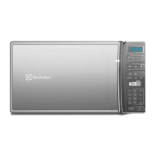 Microondas Electrolux 27 Litros 55 Receitas Pre Programadas Inox Espelhado 127V