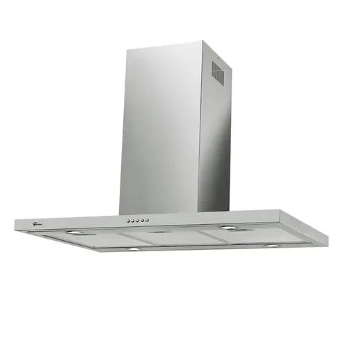 Coifa de Ilha Fischer Tradition Line 3 Velocidades Com Controle Eletromecanico 127V Inox