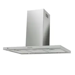 Coifa de Ilha Fischer Tradition Line 3 Velocidades Com Controle Eletromecanico 127V Inox