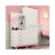 Roupeiro Melissa ACP 2 Portas Com Espelho 100%MDF Branco Rosa Azul Lilas