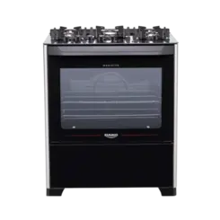 Fogao Dako Magister 5 Bocas Com Mesa De Vidro e Acendimento Automatico Preto Bivolt