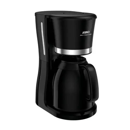 Cafeteira Arno Eletrica Cool Touch 1 Litro com Jarra Termica Funcao Corta Pingos Preto 127V