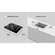 Cooktop Atlas 4 Bocas U Top Com Mesa De Vidro e Botoes Removiveis Preto Bivolt