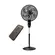 Ventilador Mallory Chronos 40cm 6 Pas com Ajuste de Inclinacao Preto e Grafite