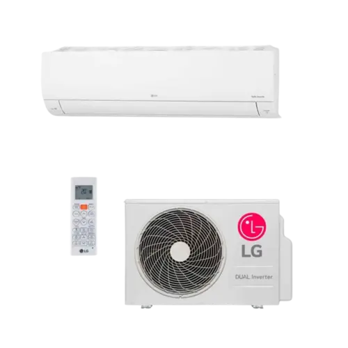 Ar Condicionado Split LG 18.000 BTUs AI Dual Inverter Compact Frio Hi-Wall Branco 220V