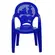 Cadeira Infantil Tramontina Catty Em Polipropileno Azul Estampado