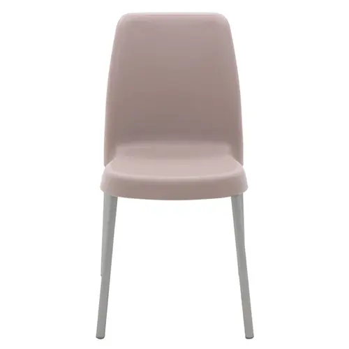 Cadeira Tramontina 92053921 Vanda Summa Em Polipropileno Camurca Com Pernas de Aluminio