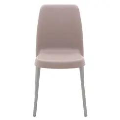 Cadeira Tramontina 92053921 Vanda Summa Em Polipropileno Camurca Com Pernas de Aluminio