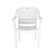 Cadeira Tramontina Miami Com Encosto Horizontal Em Polipropileno Branco