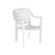 Cadeira Tramontina Miami Com Encosto Horizontal Em Polipropileno Branco