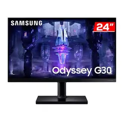 Monitor Gamer Samsung Odyssey G30 24" Fhd Display Preto