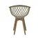 Cadeira Serbin Web Wood Fendi