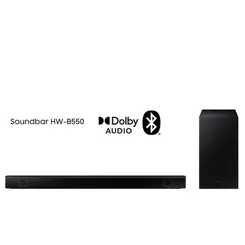 Soundbar Samsung HW-B550 Com Subwoofer e Bluetooth 2.1 Canais Sem Fio Preto Bivolt