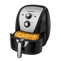 Fritadeira Mondial AFN-60-BI Air Fryer 6 Litros com Controle de Temperatura Preta