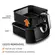 Fritadeira Mondial AFN-60-BI Air Fryer 6 Litros com Controle de Temperatura Preta