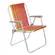 Cadeira de Praia Tramontina 92900001 Samoa Alta em Aluminio com Assento Laranja e Amarelo
