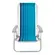 Cadeira Praia Reclinavel Tramontina Bali Baixa Em Aluminio Azul