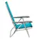 Cadeira Praia Reclinavel Tramontina Bali Baixa Em Aluminio Azul