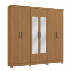 Roupeiro Kappesberg  MDP 6 Portas 3 Gavetas Canela
