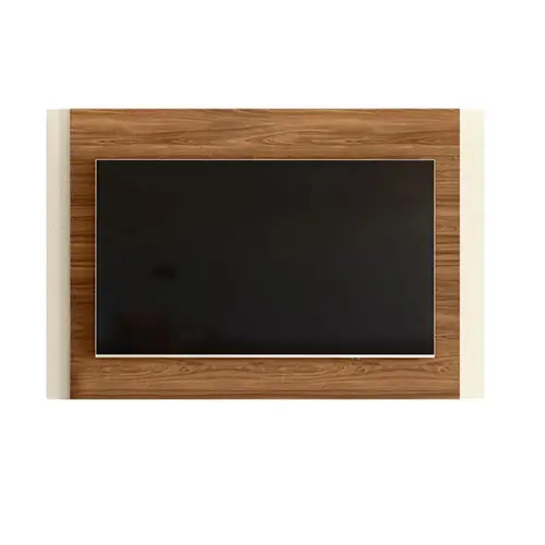 Painel Extensivo Fresno Mobler Para Tv ate 60" Polegada Cinamomo Mel/Perola Metalizado