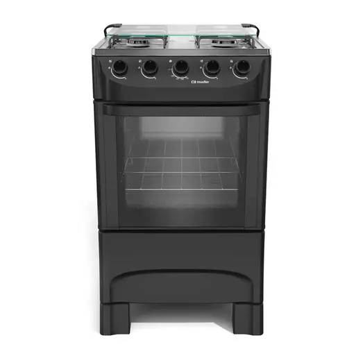 Fogao 4 Bocas Mueller MFI4BA  Acendimento Manual Preto