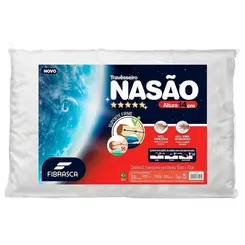 Travesseiro Nasao Fibrasca  4404 Suporte Firme 40 x60x14 Viscoelastica Com Gomos Massageador