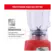 Liquidificador Arno Power Mix 700W 1,4 Litros Confort 15 Velocidades Vermelho 127V