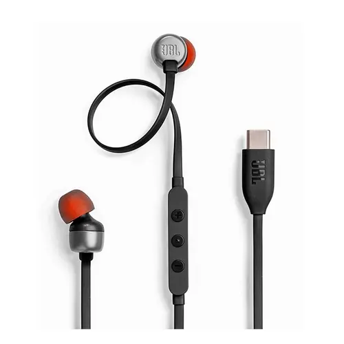 Fone de Ouvido JBL TUNE 310 Com Microfone Integrado Conexao Tipo C Preto