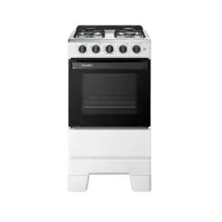Fogao Esmaltec Ideal Pop 4 Bocas Mesa em Inox com Acendimento Manual Branco