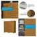 Comoda ACP Diana Prime  100% Mdf 2 Portas 5 Gavetas Com Sapateiras Cinamomo