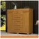 Comoda ACP Diana Prime  100% Mdf 2 Portas 5 Gavetas Com Sapateiras Cinamomo