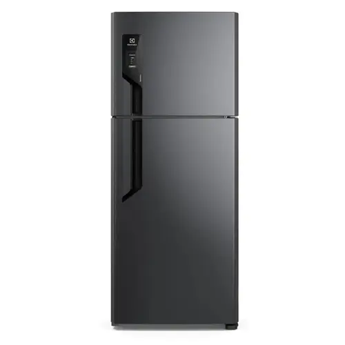 Refrigerador Electrolux 481 Litros Frost Free Autosense Efficient Duplex 2 Portas Preto Inox 127V