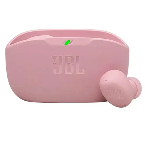 Fone de Ouvido JBL Wave Buds Bluetooth e Estojo para Carregamento Rosa
