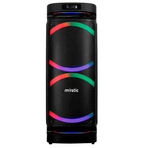 Caixa Amplificada Mystic MYPAR779 80W Bluetooth Preto