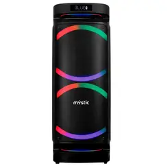 Caixa Amplificada Mystic MYPAR779 80W Bluetooth Preto