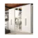 Roupeiro Presence Full Glass THB 6 Portas 2 Gavetas com Espelho Branco