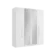 Roupeiro Splendore Plus Glass THB 4 Portas 2 Gavetas Com Espelho Branco Sensitive