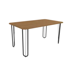 Mesa Jantar Kappesberg Retangular M084PRF F160 25mm 160x90cm Canela