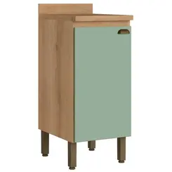 Balcao Finesse THB Com Tampo 1 Porta Capuccino Menta