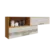 Armario Aereo Riodoce Carmenere 100% MDF Com 2 Portas e 1 Nicho Amendoa Off White