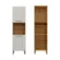 Paneleiro Riodoce Carmenere 2 Portas Com Nicho Amendoa Off White
