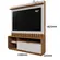 Home Diamantina 1.5 Mobler Para TV Ate 60" Amendoa Off White