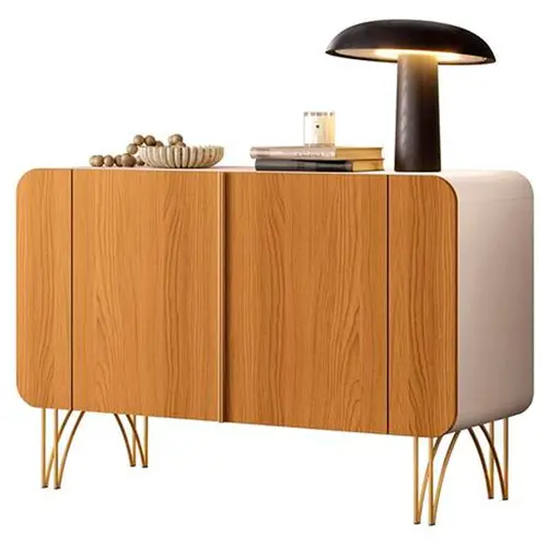 Buffet Benvenuto 1.1 HB Com 2 Portas e Pes Em Aco Off White Cinamomo
