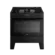 Fogao Atlas Milao 5 Bocas Com Mesa de Vidro e Acendimento Automatico Preto Bivolt