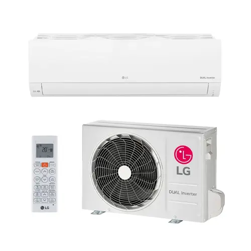 Ar Condicionado Split LG 9.000 BTUs AI Dual Inverter Compact Monofasico Branco 220V