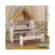 Kit Casinha Peroba Montessoriana Em MDF Branco Brilho Amendoa