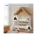 Kit Casinha Peroba Montessoriana Em MDF Branco Brilho Amendoa