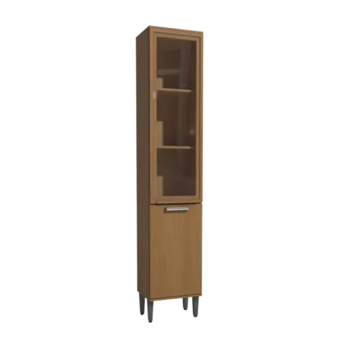 Cristaleira Kappesberg T725CN 2 Portas  Vidro Canela