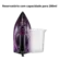 Ferro De Passar Vapor Elgin 42FVA09 200ml 1200W Roxo Preto 127V
